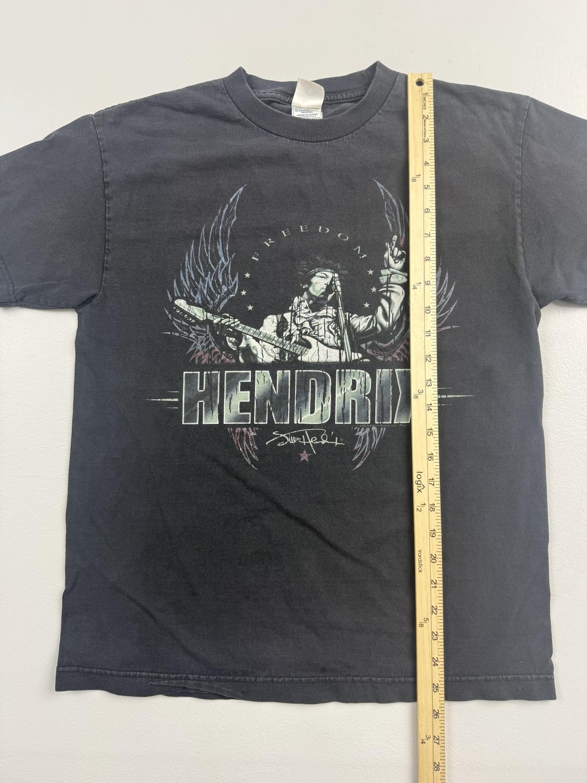 Alstyle Shirt Mens Medium Black Jimi Hendrix Freedom Graphic Tee Rock Band gallery