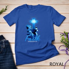 Faith Ephesians 28 Bible Scripture Quote Christian Lion God Unisex T-shirt