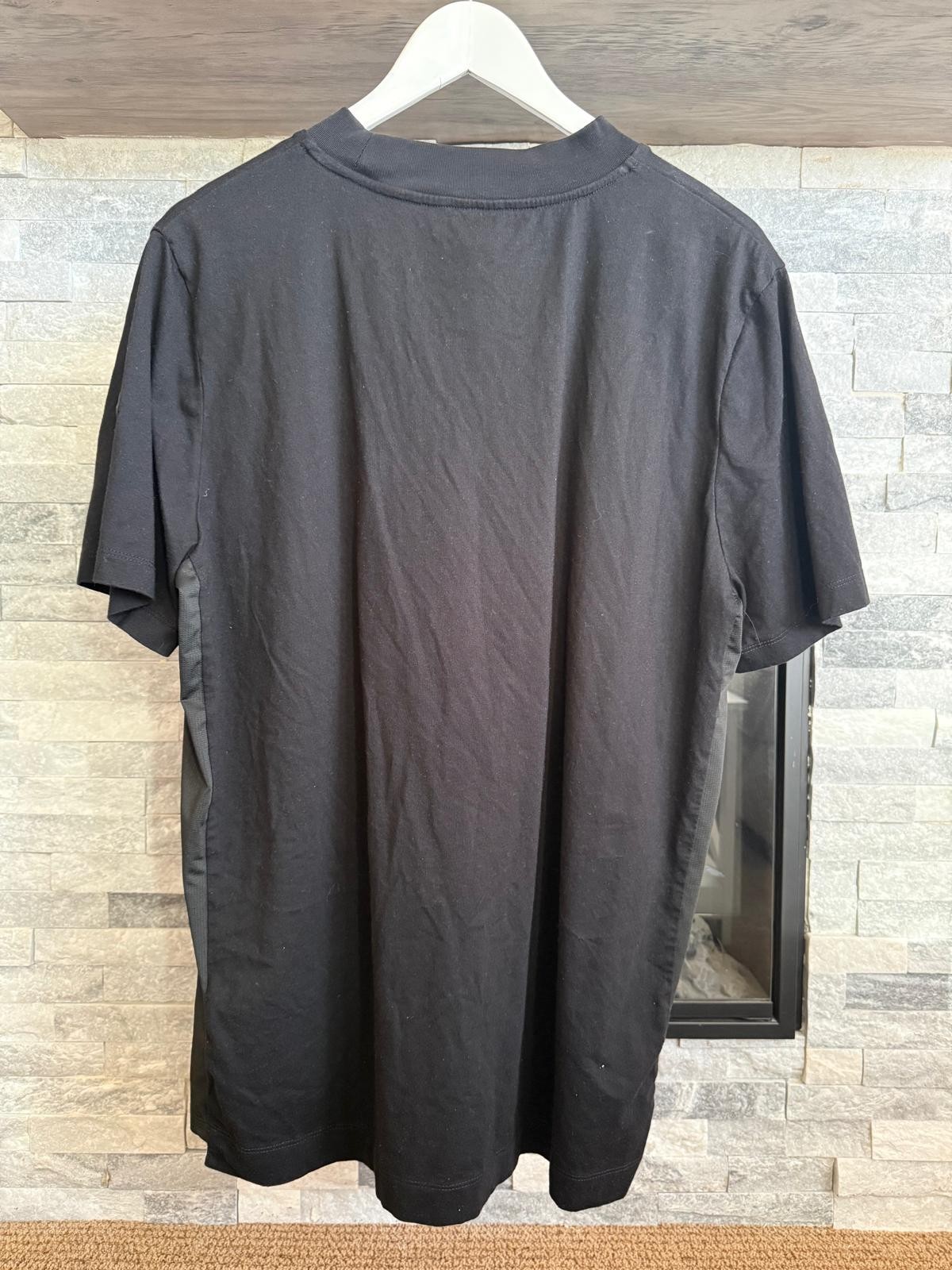 Moncler Logo Print T-Shirt Black Size Large L Short Sleeve Designer Tee gallery
