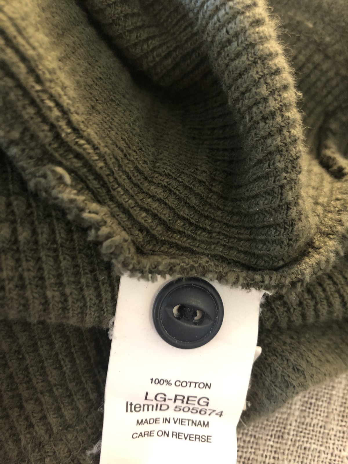 L.L.Bean Shirt Mens Large Green Thermal Henley Work Hike Camp Climb Outdoor gallery