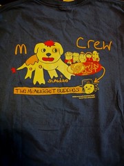 McDonalds McNugget Buddies Kerwin Frost Crew Graphic T-Shirt Blue M/L