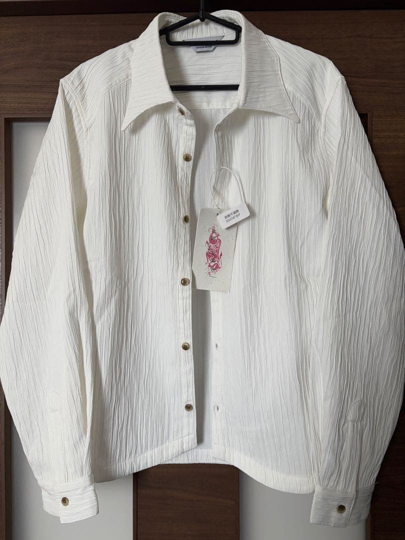 SOUTHFISH JCaesar Maple Color Shirt White Size S Mens Long Sleeve Button Up gallery