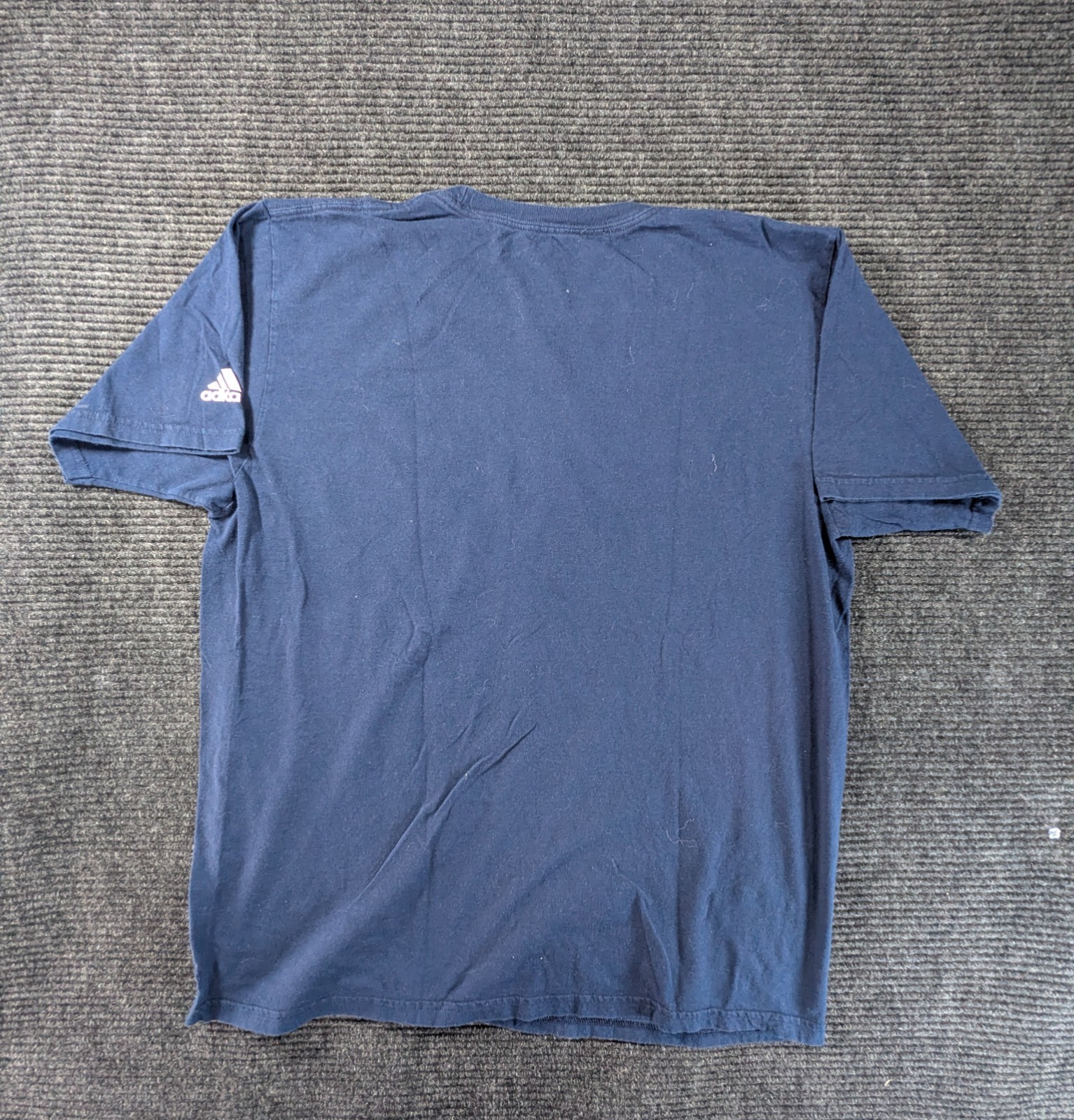 Adidas The Go to Tee Men Large Blue Trolls Volleyball Trinity Christian Crewneck gallery