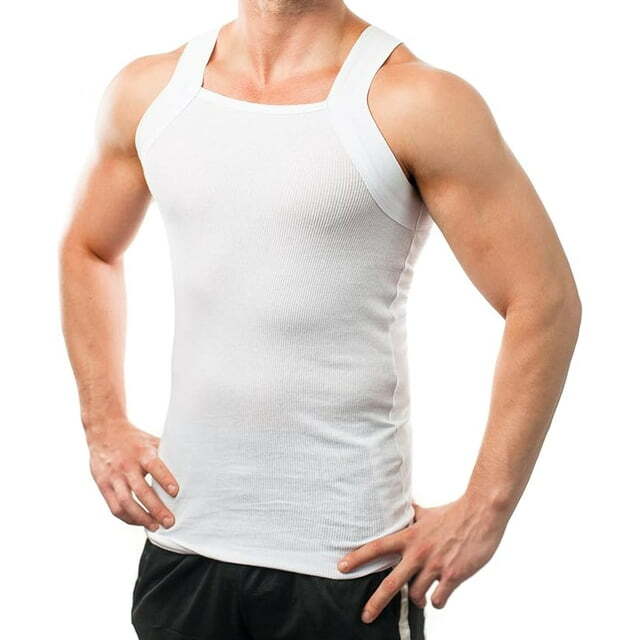 Different Touch Men's G-unit Tank Tops Square Cut Muscle Rib A-Shirts gallery