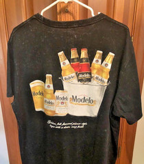 Modelo Men’s T-Shirt Size X-Large/Front-Back Graphics/Faded-Worn Look New w/Tags