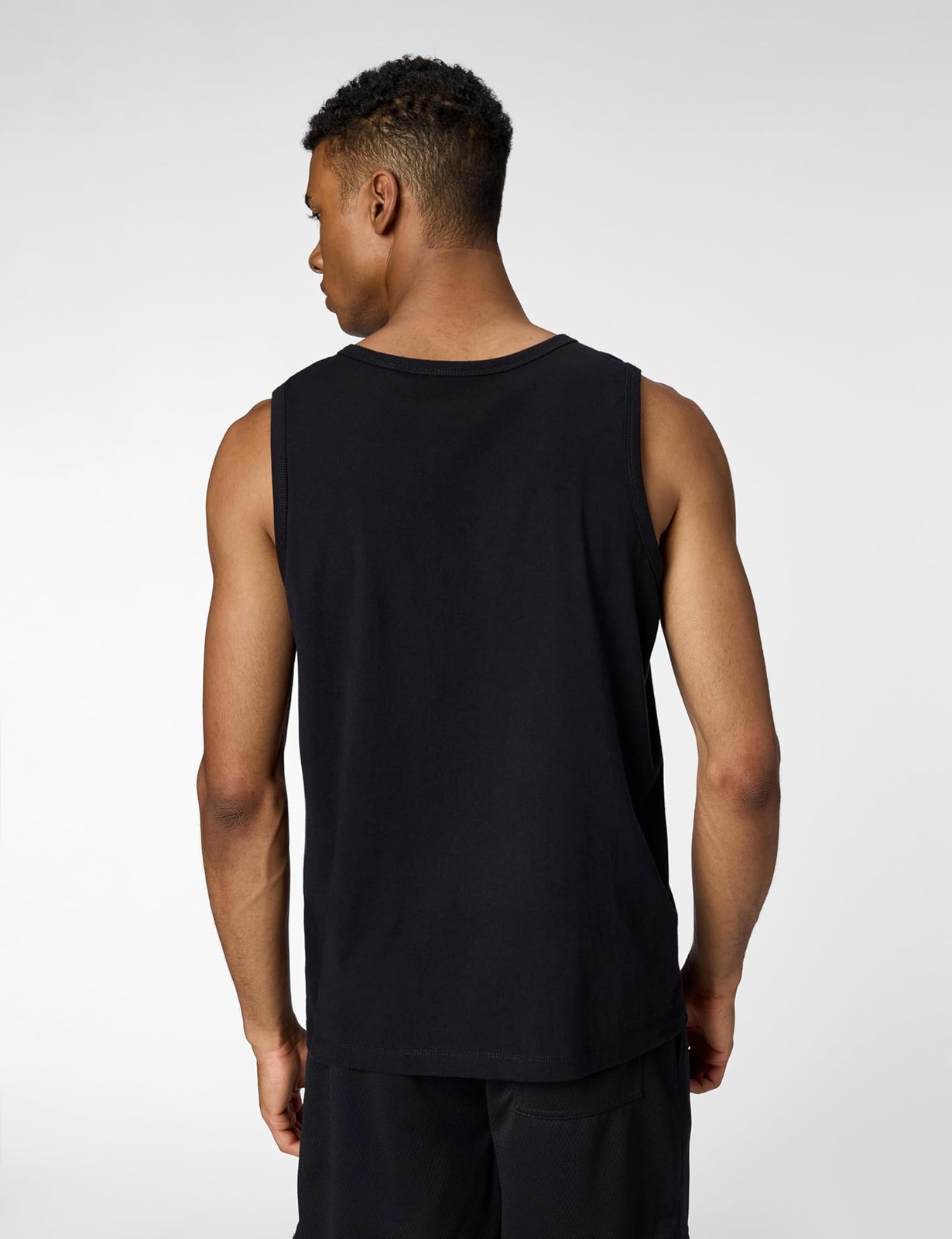 Nike Men's Sportswear Club Tank, Black/White, Small - Black/White - Small gallery