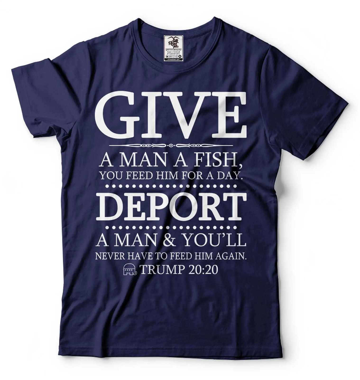 Funny Political Tee Trump 20:20 Shirt Deport A Man Shirt Dad Political Gift gallery
