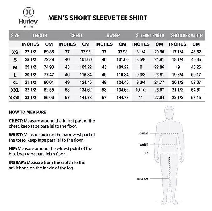 Hurley Men's All Day Ultra Soft Tagless Graphic Tee gallery