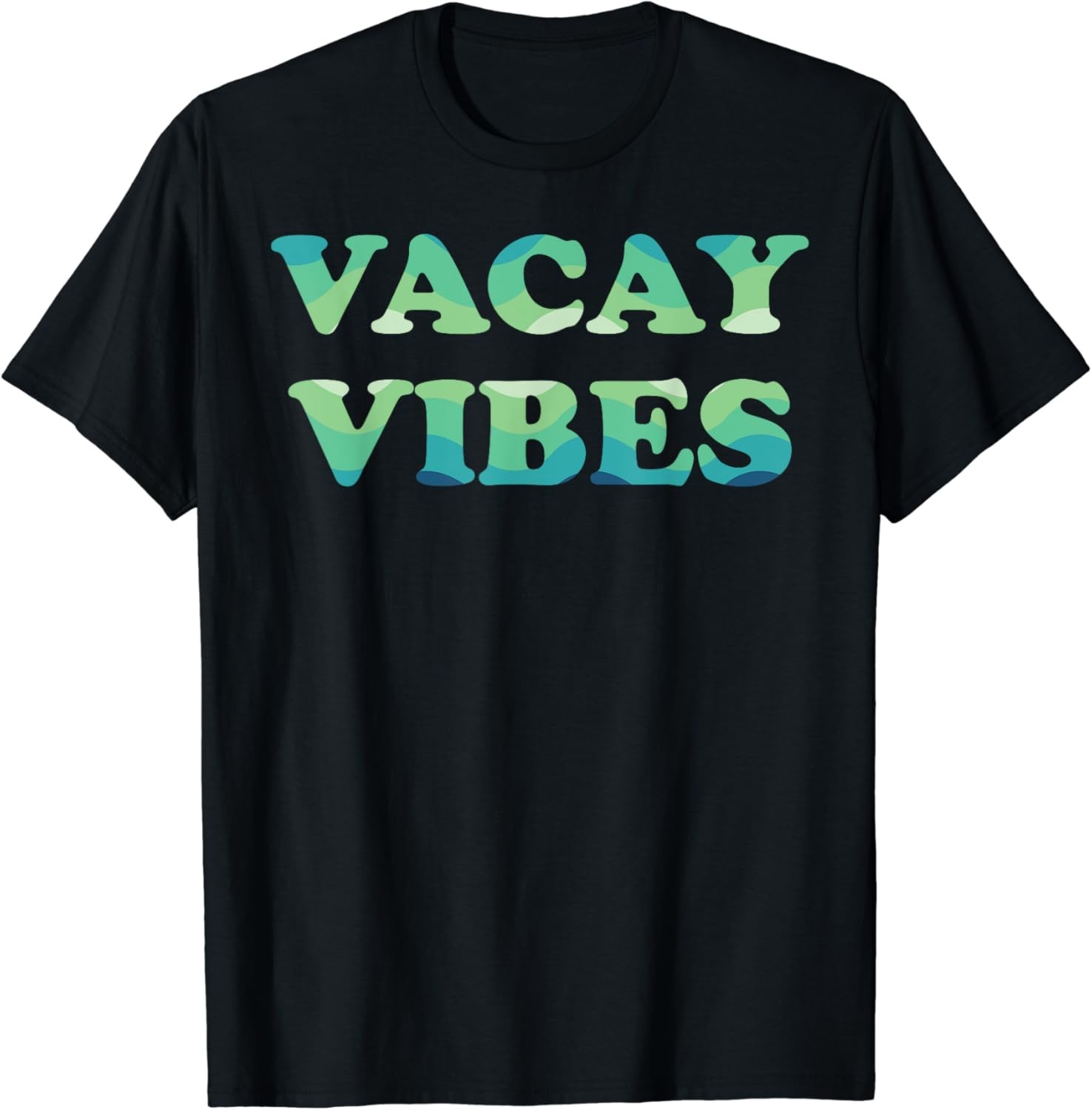 Vacay Vibes Tropical Beach Family Vacation Summer Graphic T-Shirt