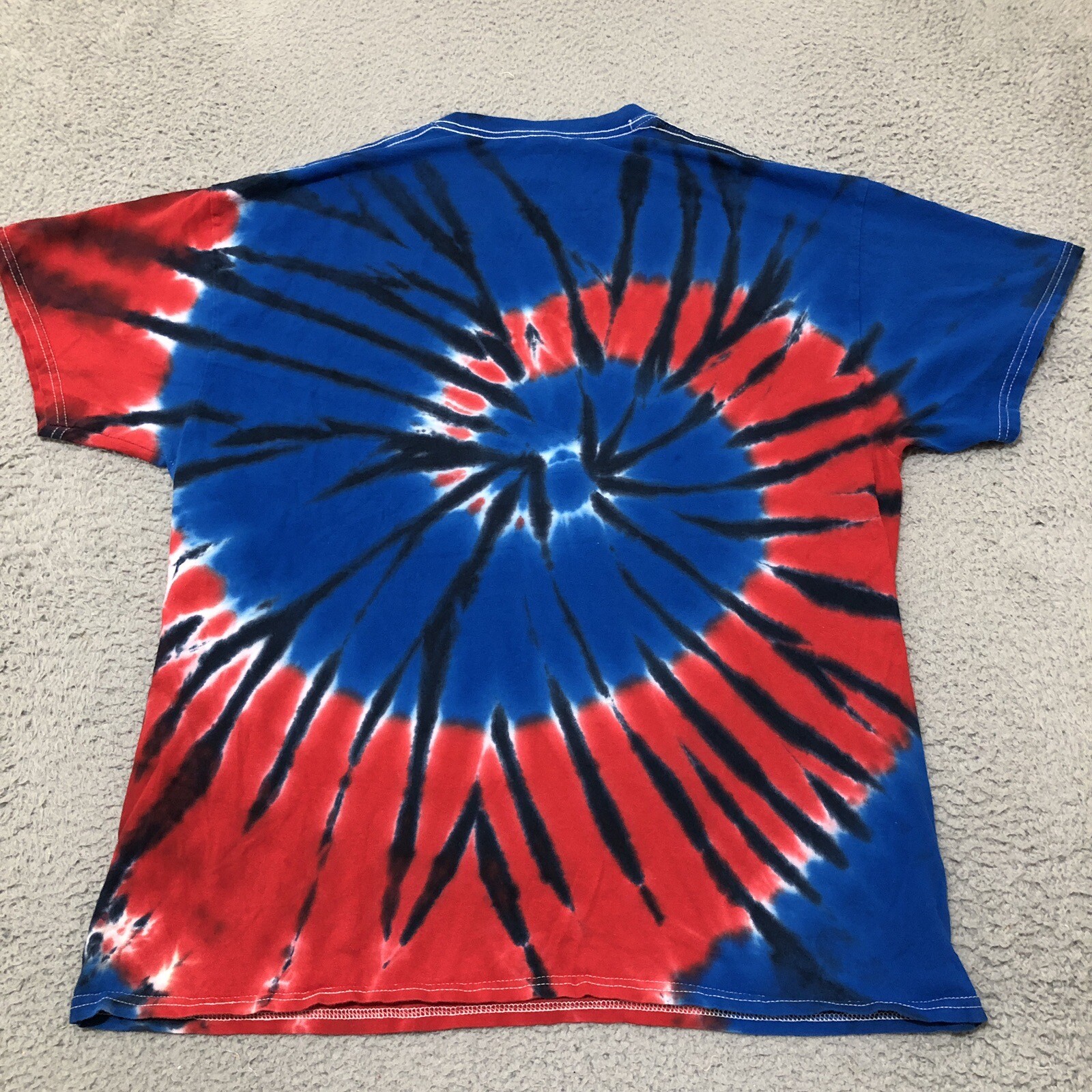 Colortone 'Merica T-Shirt Mens XL Red White Blue Tie Dye Patriotic T gallery