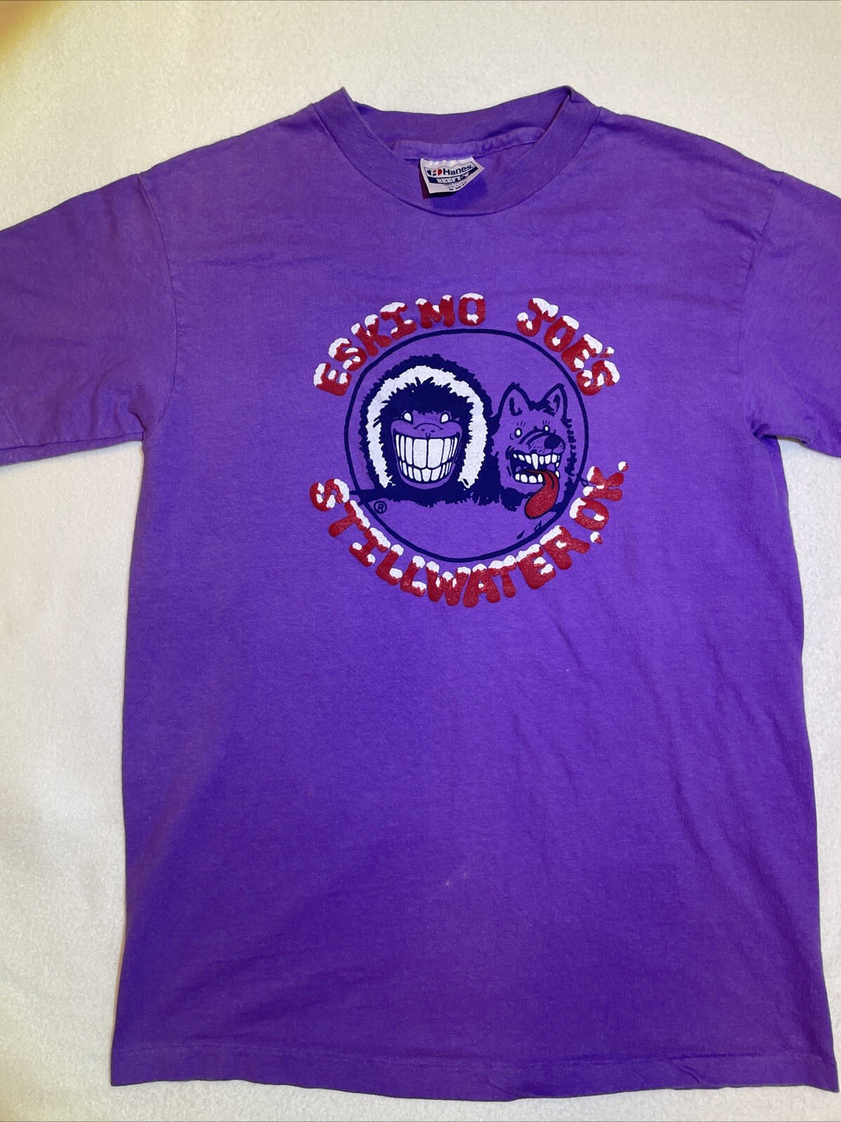 Vintage Eskimo Joes Bar 90s Stillwater Oklahoma T-Shirt Size M Single Stitch gallery