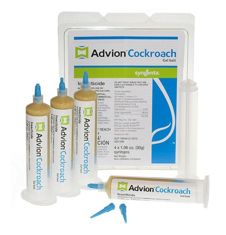 ADVION ROACH COCKROACH BAIT KILLER – 4 Tubes – Plunger&Tips – * FAST SHIPPING *