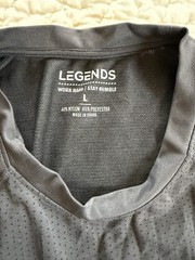 Legends Dash LS Tee Charcoal Large