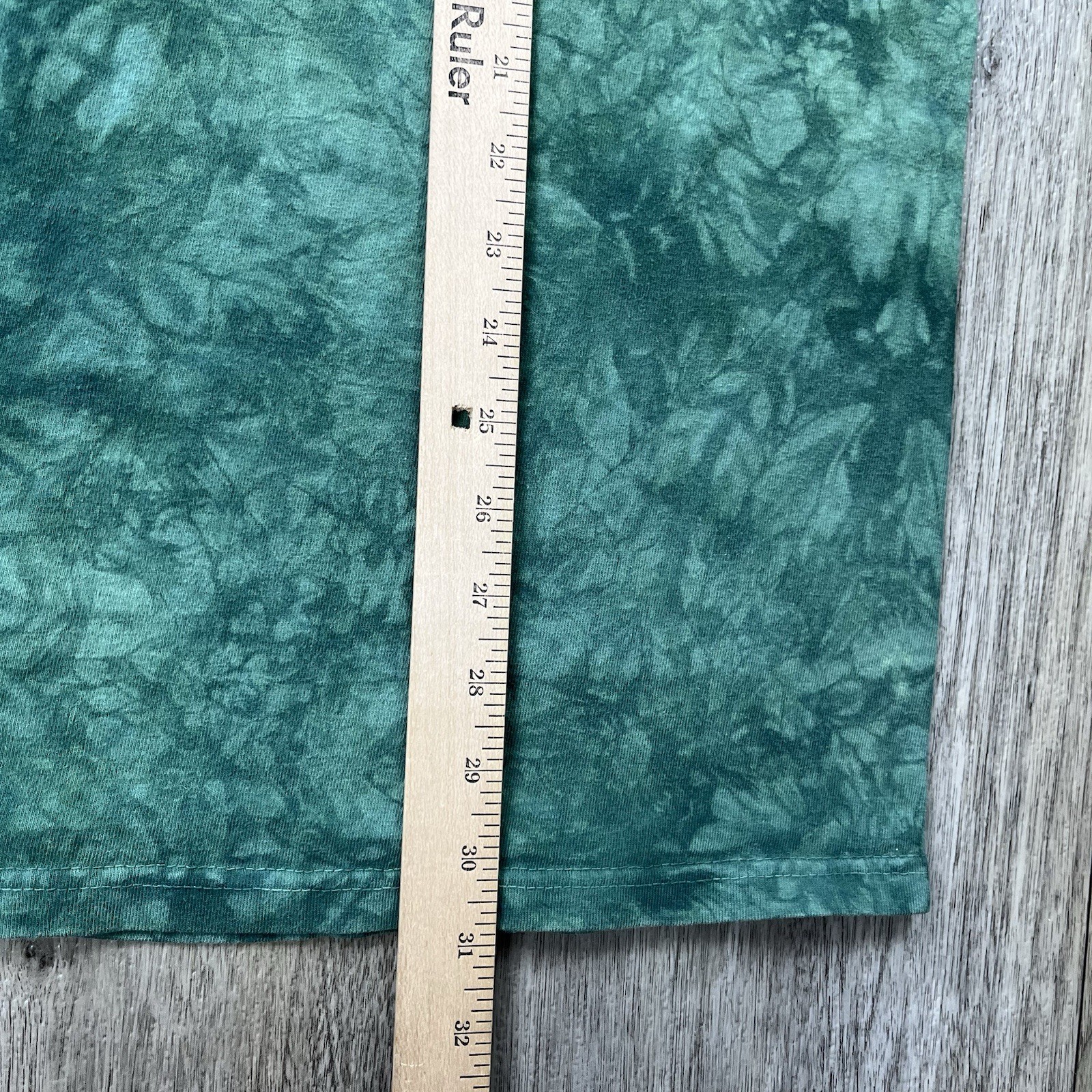 Vintage Frog T-Shirt Rainforest Nature Tie Dye Size Large Green Discovery gallery