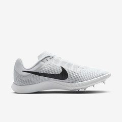 Nike Zoom Rival Track & Field Distance Spikes (FZ9653-100, White/Metallic Silver