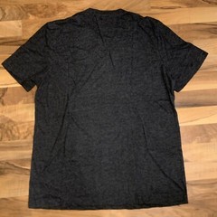 ABBOT & MAIN (Sz M or L) Men’s Basic V-Neck Tee T-Shirt Tri Blend Casual, Gray C