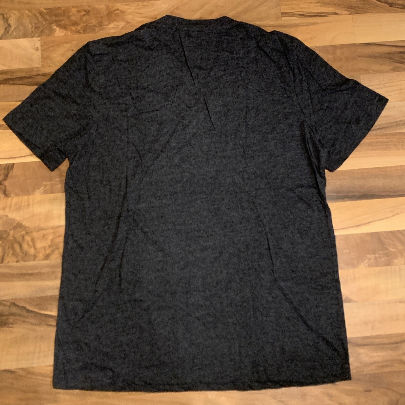 ABBOT & MAIN (Sz M or L) Men's Basic V-Neck Tee T-Shirt Tri Blend Casual, Gray C gallery