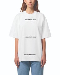 Personalised Customise Embroider T-Shirt Unisex SMALL-LARGE Colours & Fonts
