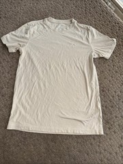 Men’s American Eagle Super Soft Feel Classic tee Shirt Gray beige Lot 2 XS Set