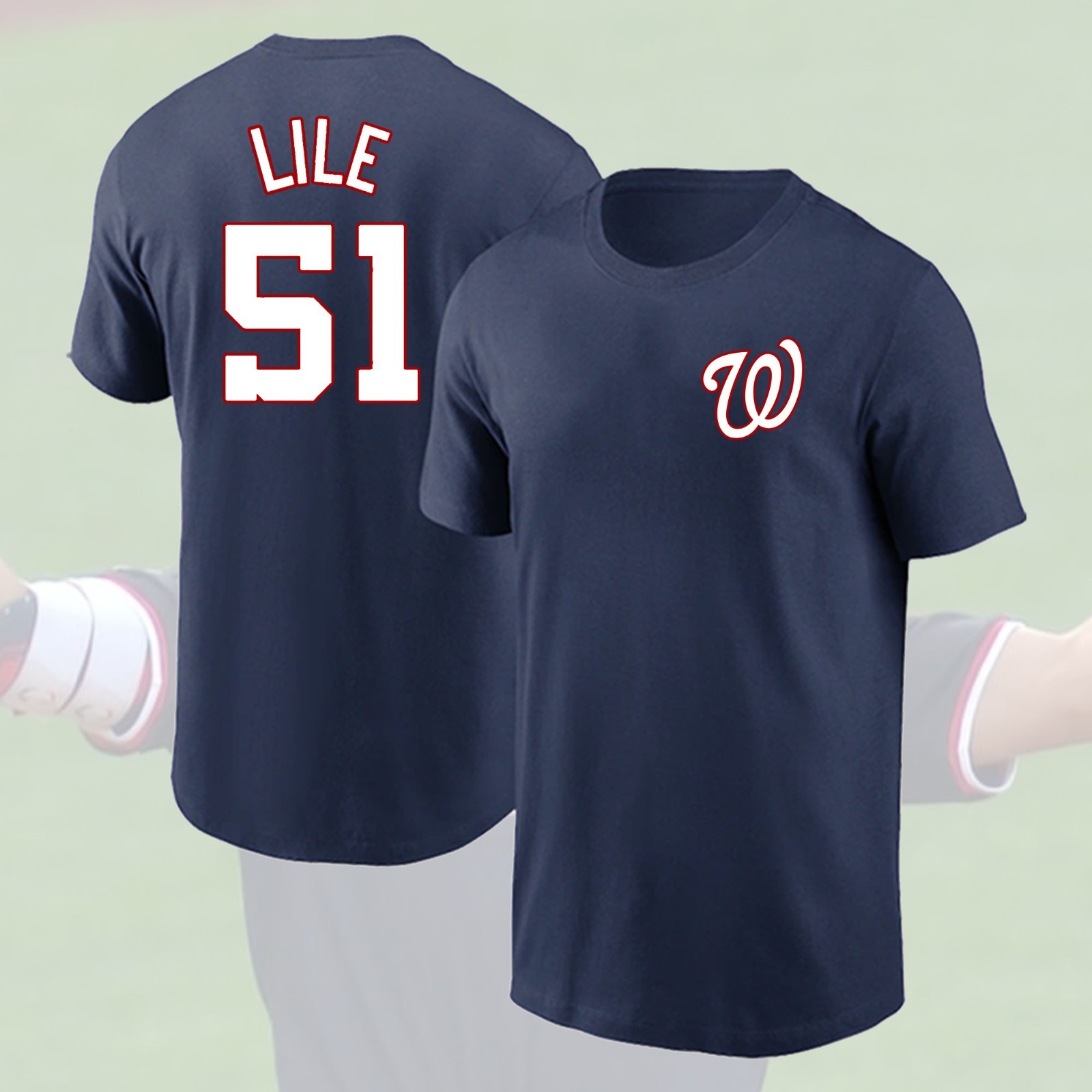 HOT ITEM - Daylen Lile #51 Washington Nationals 2025 Name and Number Fan Gifts gallery