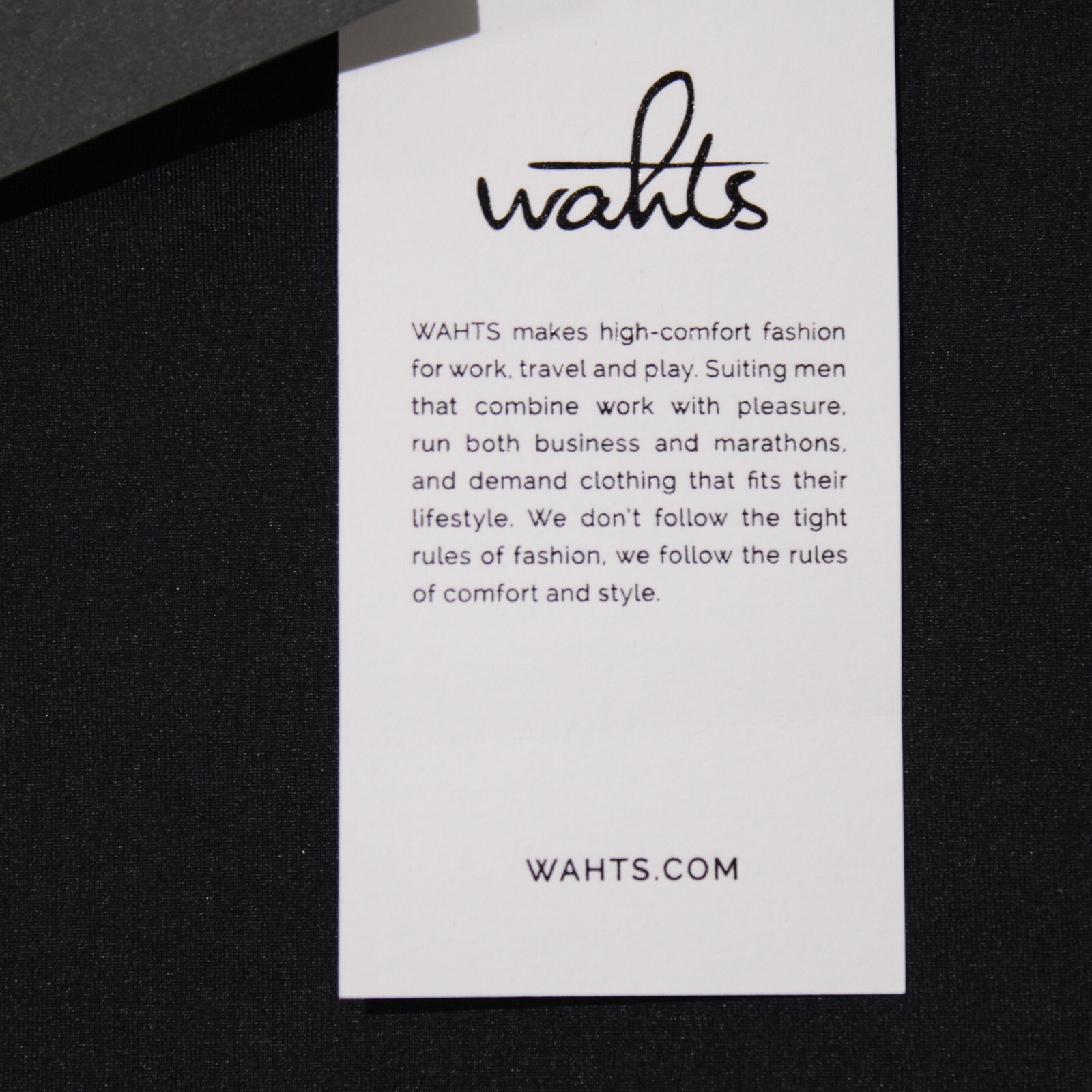 Wahts NWT Short Sleeve T-Shirt Size Medium in Solid Black Nylon Blend gallery