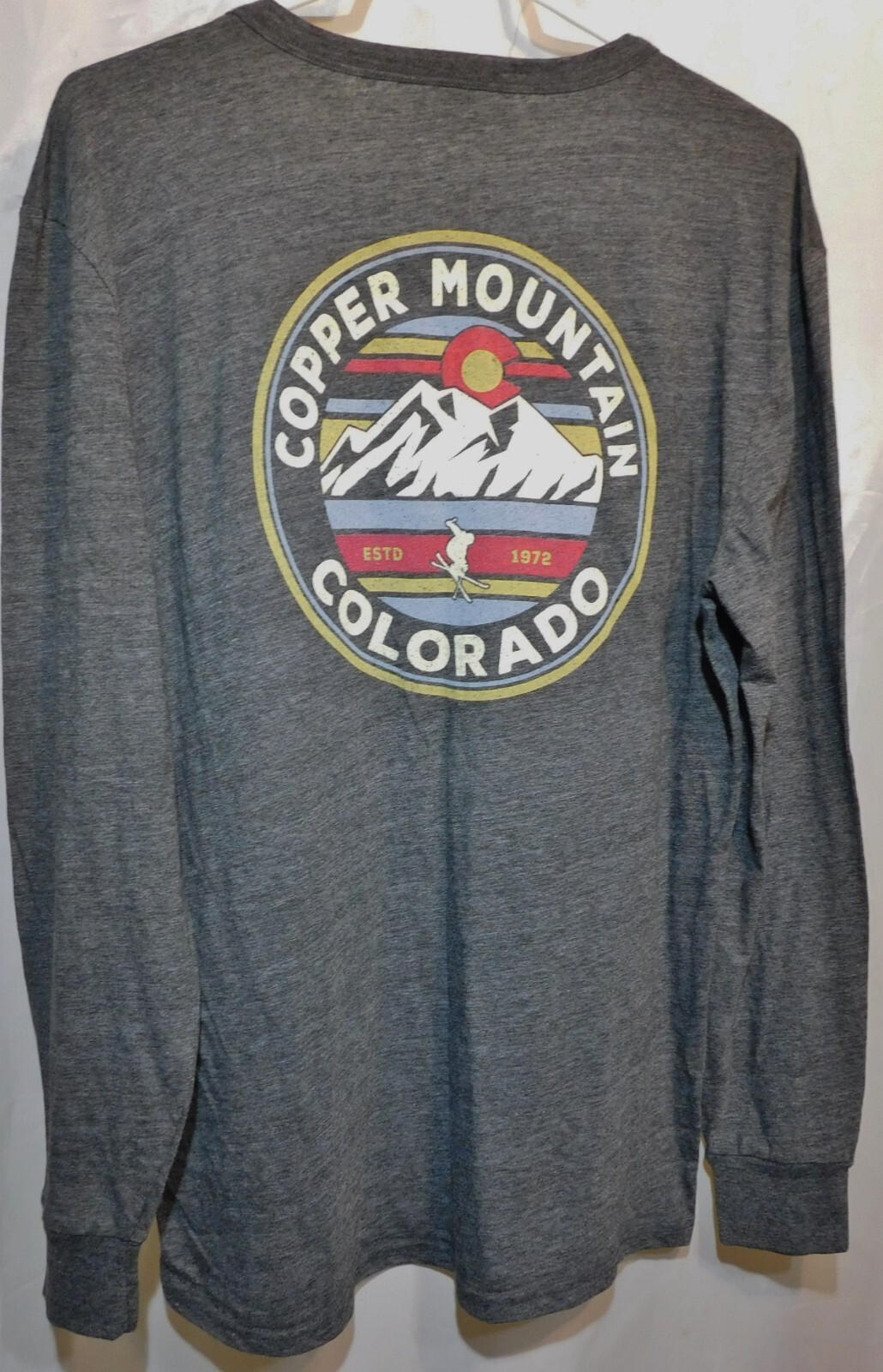 Copper Mountain T-Shirt Long Sleeve 38″ Chest Colorado Soft Blended fabric