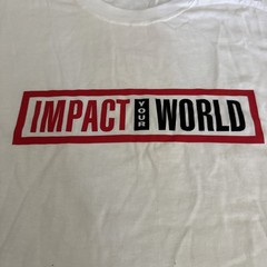 CNN Worldwide “Impact Your World ” Extra Large T-Shirt White Short Sleeve