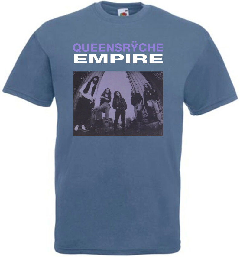 Queensrÿche Empire v3 T shirt graphite navy black heavy metal all sizes S-5XL gallery