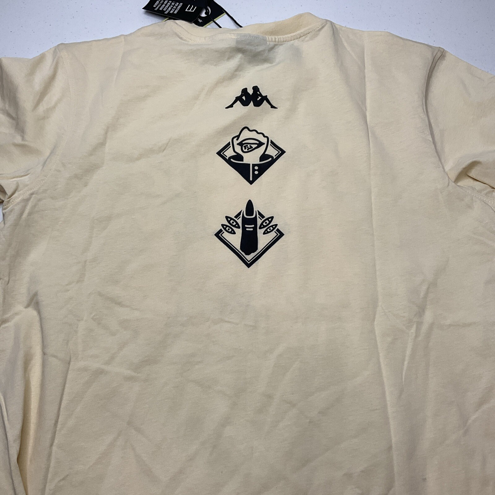 Kappa x Jujutsu Kaisen Shirt Men Sz L Graphic Tee Anime Crewneck Kento Cream gallery