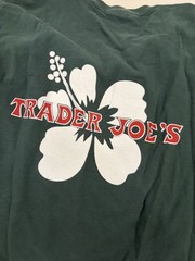 Trader Joe’s Hunter Green Long Sleeve T-Shirt, 3x *MINIMAL DAMAGE AS SHOWN*