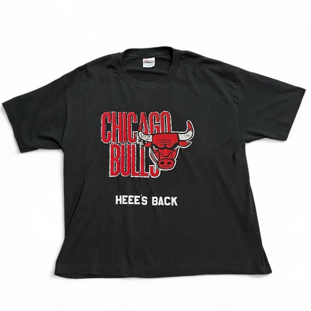 90s Chicago Bulls “Heee’s Back” Graphic T-Shirt