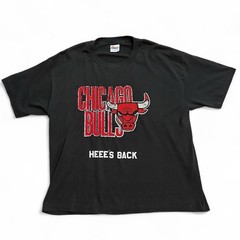90s Chicago Bulls “Heee’s Back” Graphic T-Shirt