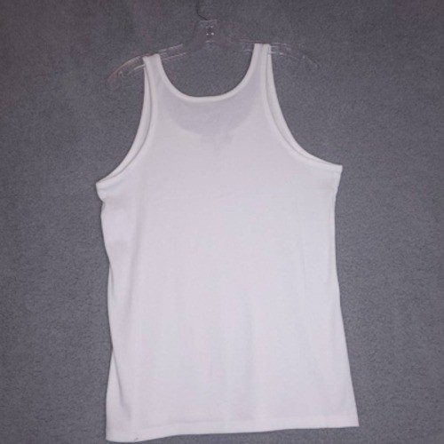 BP Mens Tank Top Shirt White Scoop Neck Sleeveless Ribbed Undershirt XXL New gallery