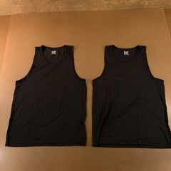 32 Degrees Cool Mens Size Small Black Nylon Blend Tank Top 2 Pieces New