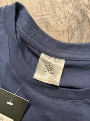B&C Collection Men’s Small Navy Blue Vienna Graphic T-Shirt NWT Capital Austria