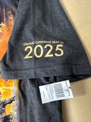 Universal Epic Universe Grand Opening May 22 2025 Adult T-Shirt Size XL NEW!