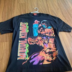 Vintage Mortal Kombat Movie Classic Black Unisex Shirt S-5XL