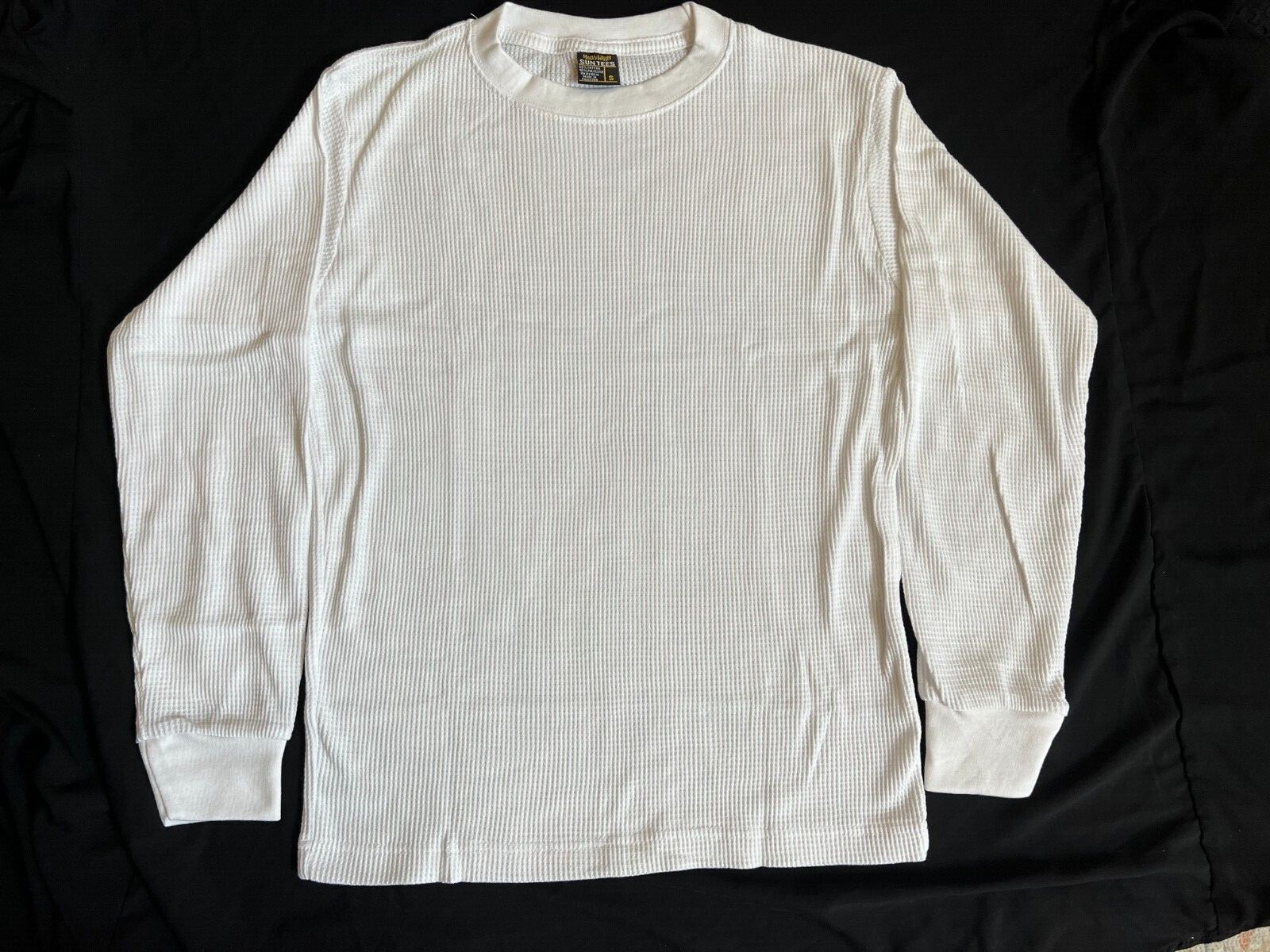 Men's Cotton Waffle Knit Shirt: Warm Thermal Top for Winter - Free Shipping gallery