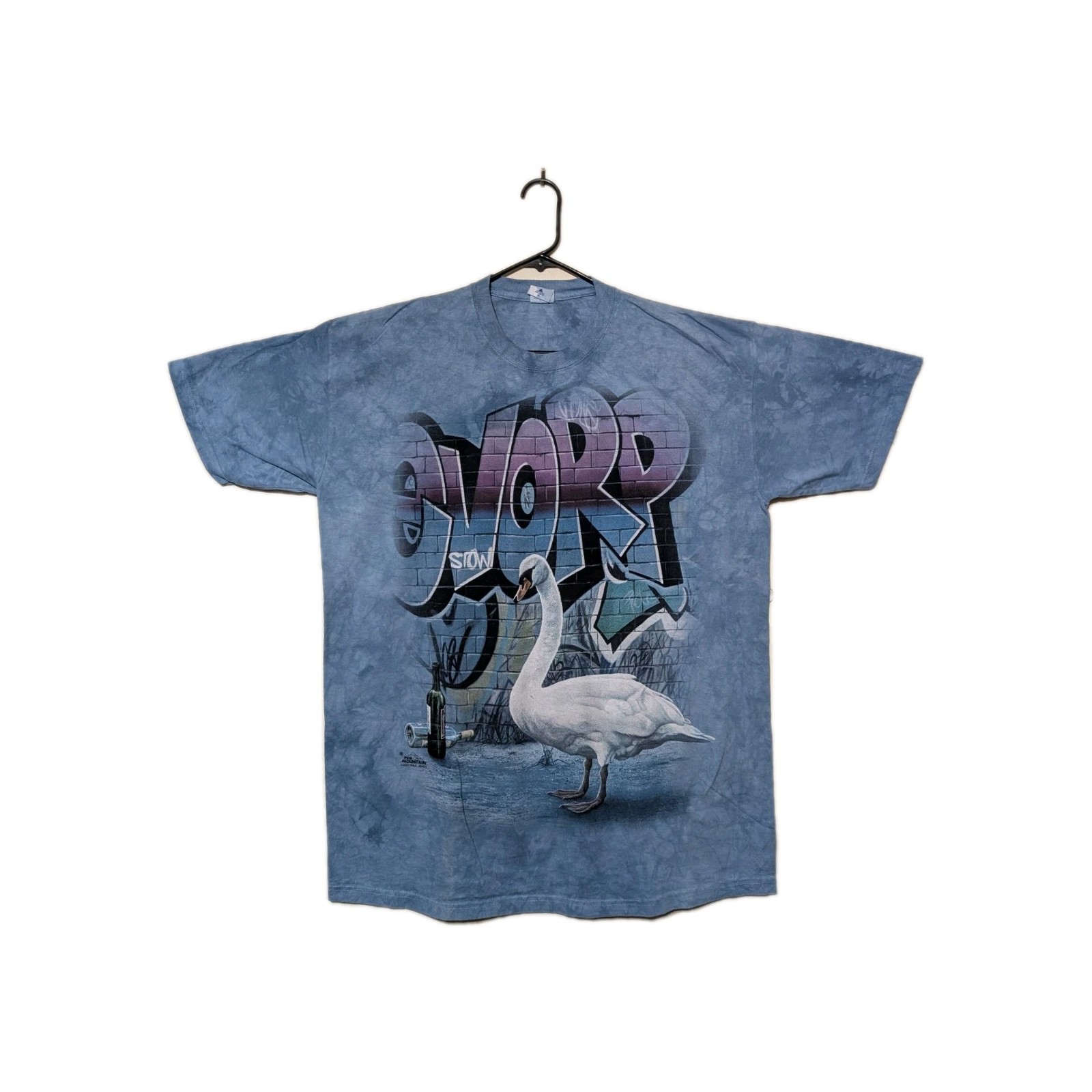 The Mountain Mens T-shirt Blue Up The Swannee Swan Quail Hallow Tag XL #3446 gallery