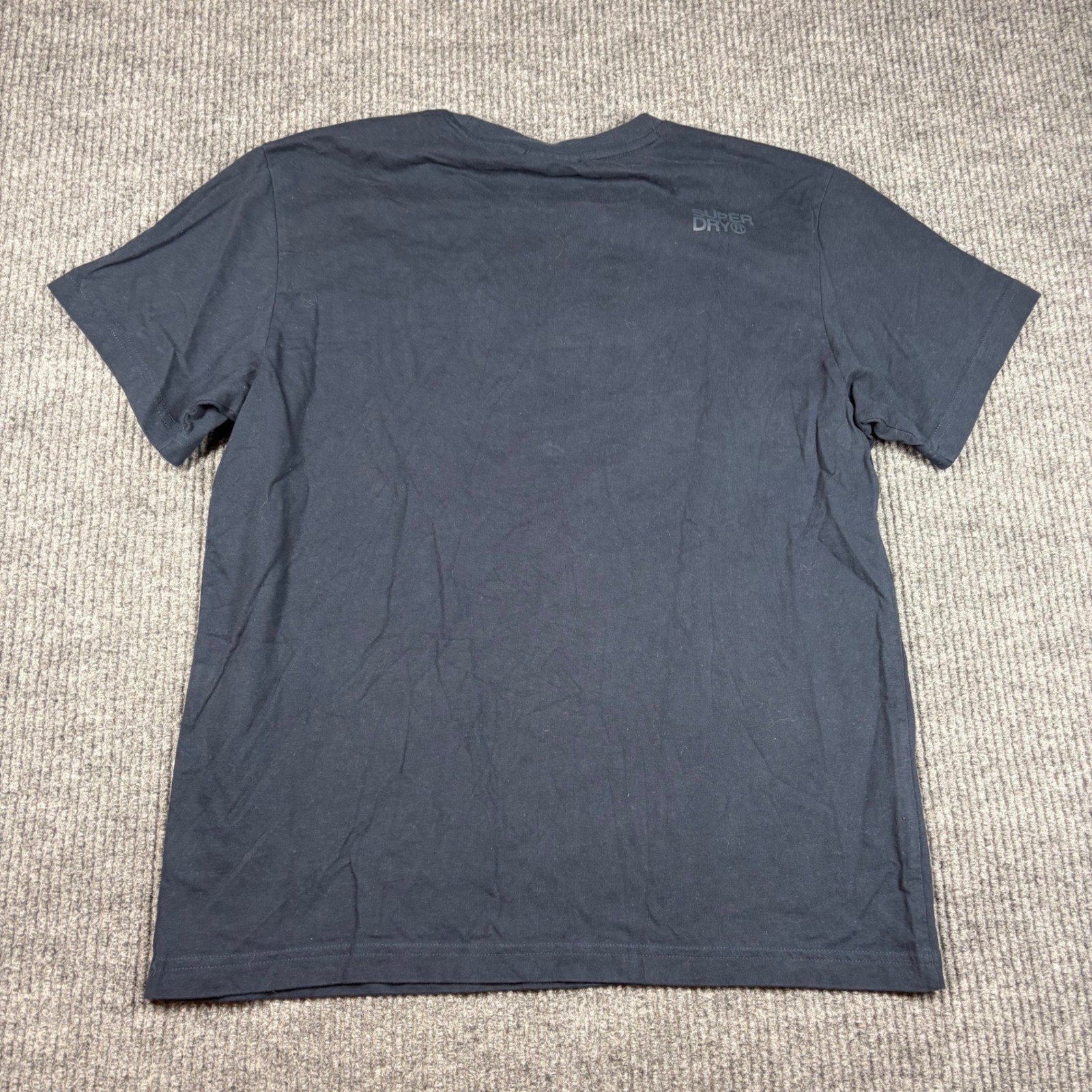 Superdry Shirt Mens XL Navy Blue Graphic Truth Source Craft Cheltenham UK 1985 gallery