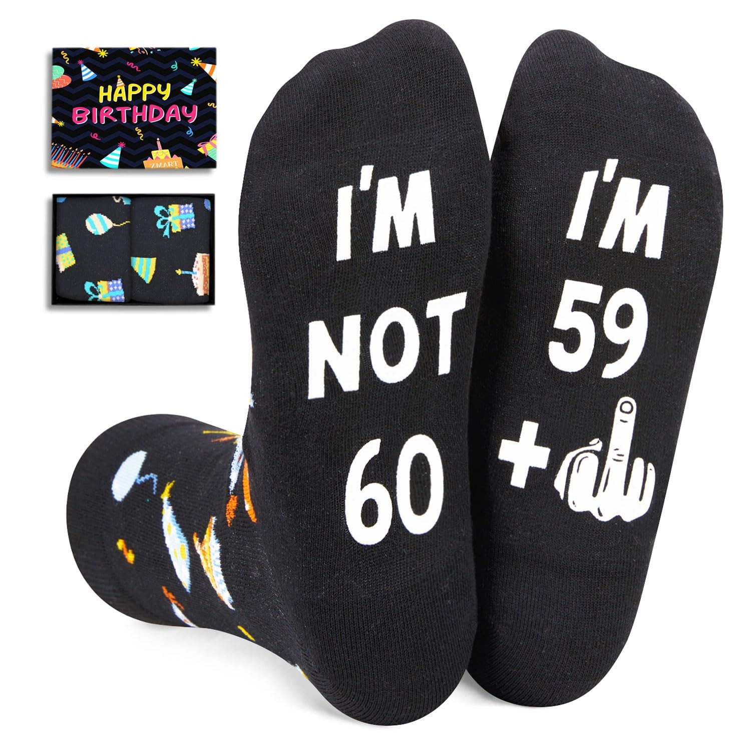 60 Year Old Birthday Gifts Men Women Their 60s Cool Socks Mom Dad 60th Bday gallery