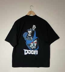 Whitegold Industries – Doom 2099 LAA Black L Double Sided Screen Printed Tee