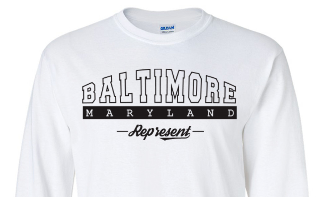 Baltimore Maryland T-Shirt Long Sleeve Graphic tee gallery
