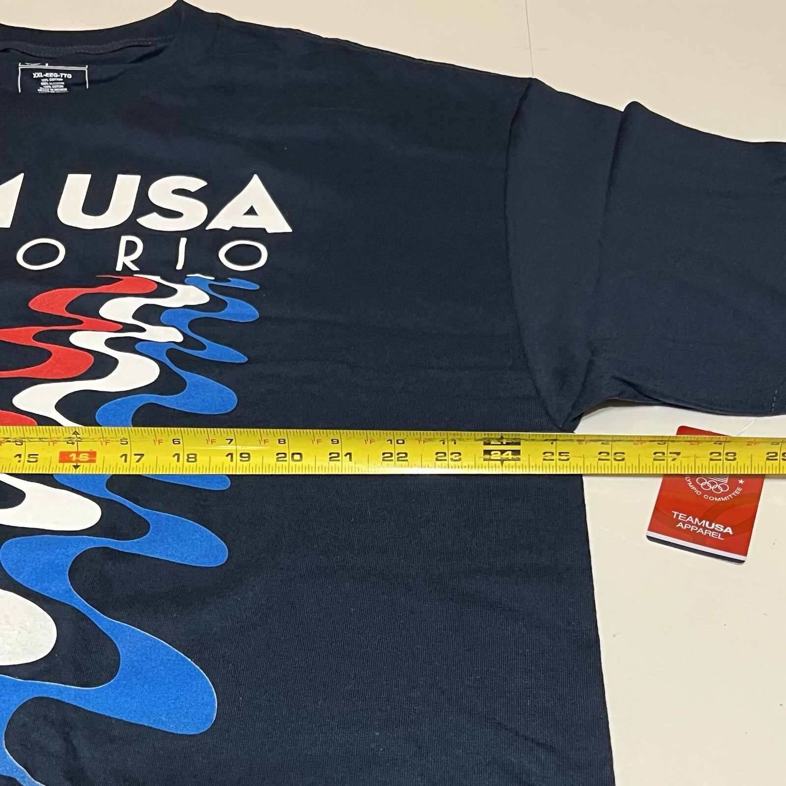 Team USA Road To Rio Olympics T Shirt Navy Blue 2016 Olympic Men’s XXL NWT gallery