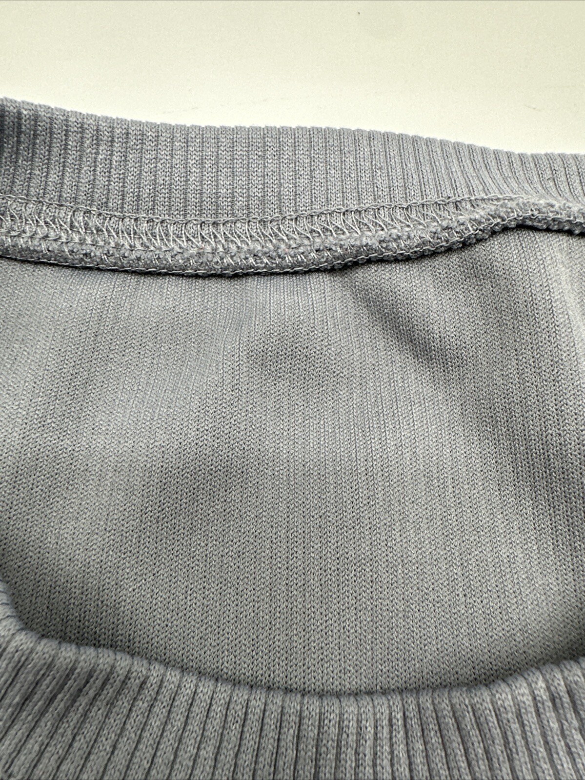 Dazy T-Shirt Men Medium Gray Solid High Neck..#17575 gallery