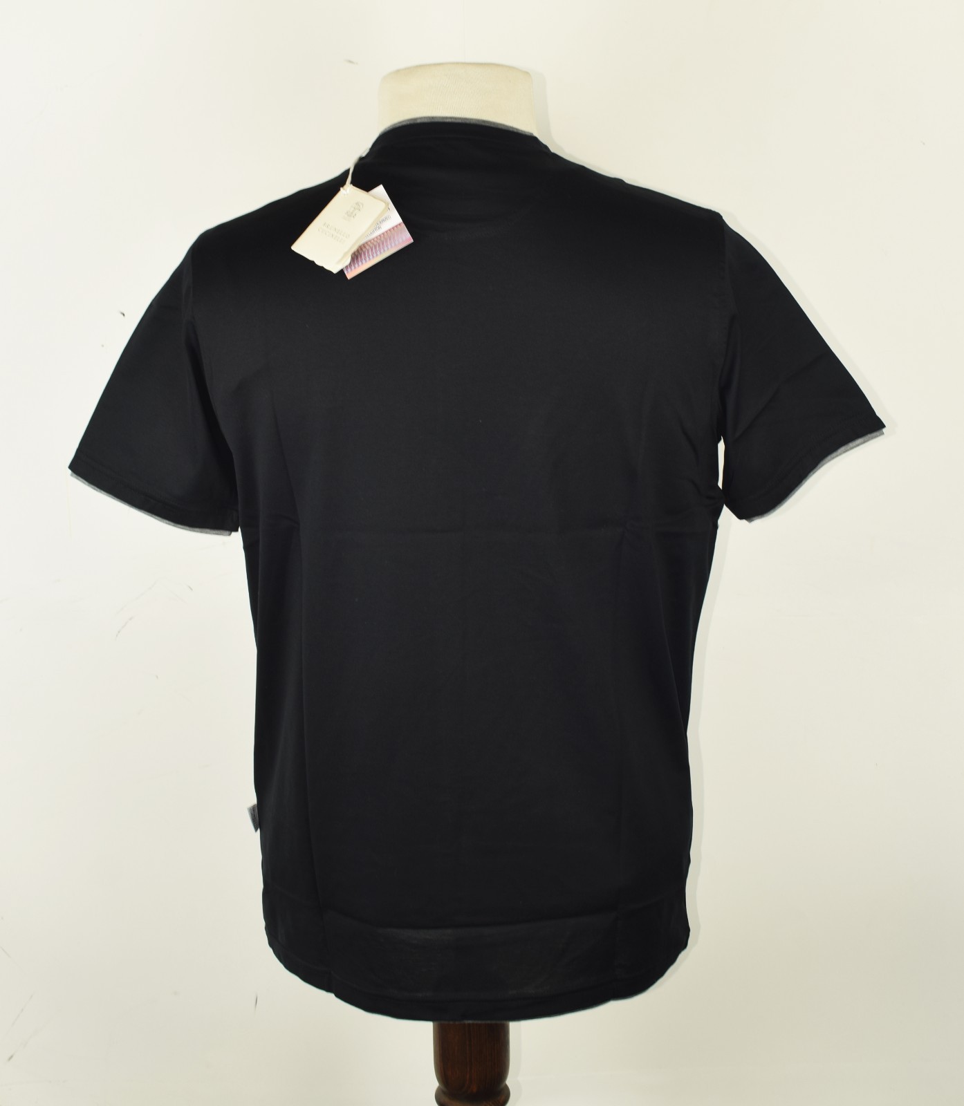 Brunello Cucinelli Mens Logo T-shirt size US 2XL gallery