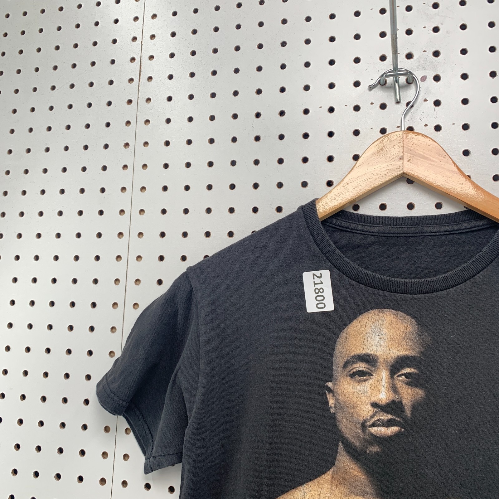 Tupac 2PAC Shirt Black If You Dont Know Me Dont Judge Me Fit Women M 17.5x25 gallery