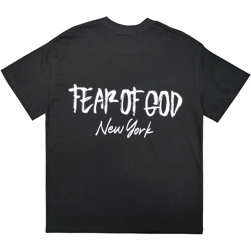 Fear of God New York Essentials Short Sleeve T-Shirt Tee Black (S - 2XL) gallery