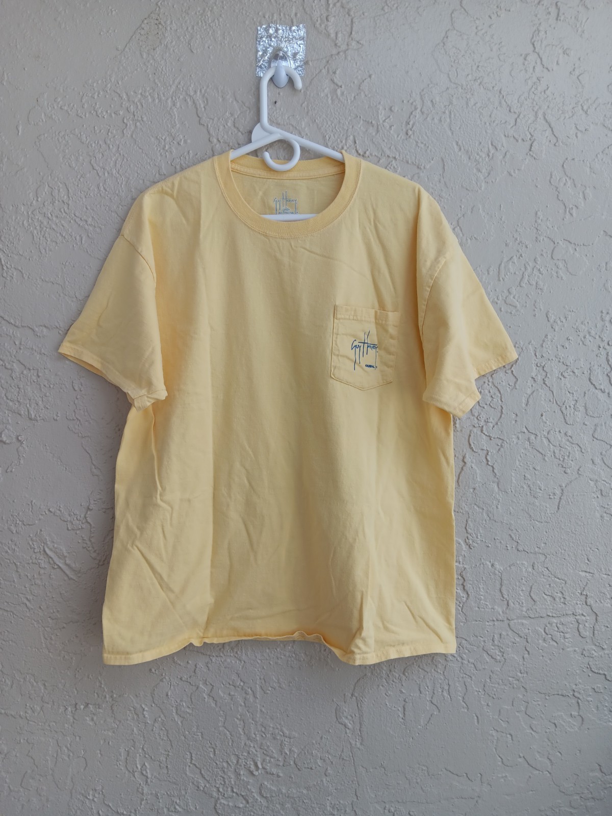 Vtg Guy Harvey By AFTCO Bluewater T Shirt Mens Size XL 2004 Graphic Logo Pocket gallery