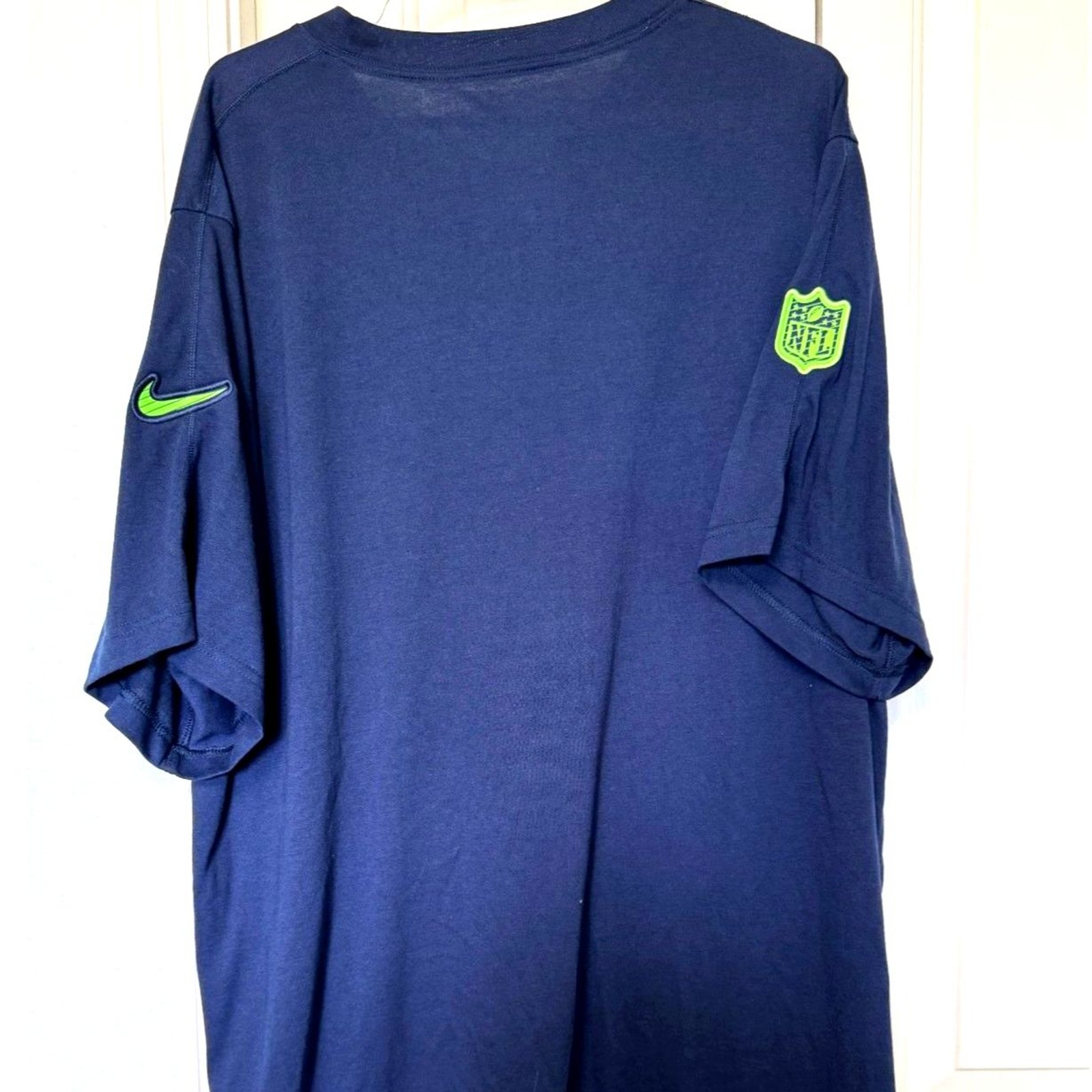 Nike Men's College Navy Seattle Seahawks Sideline Player Performance T-Shirt XXL gallery